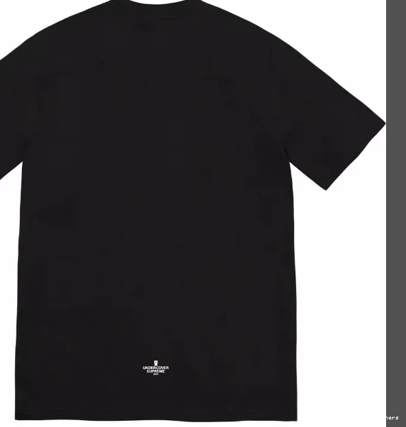 Short Black L T-shirt Neck White Round S M and Face XL Sleeve Undercover 1001
